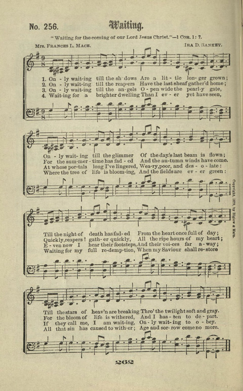 Gospel Hymns Nos. 1 to 6 page 262