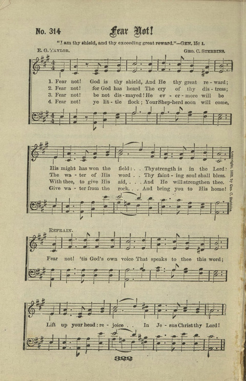 Gospel Hymns Nos. 1 to 6 page 322