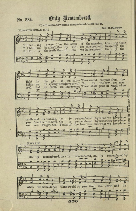 Gospel Hymns Nos. 1 to 6 page 550