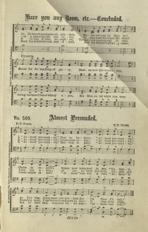 Gospel Hymns Nos. 1 to 6 page 579