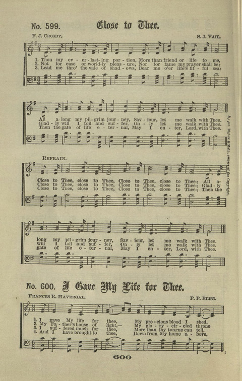 Gospel Hymns Nos. 1 to 6 page 600