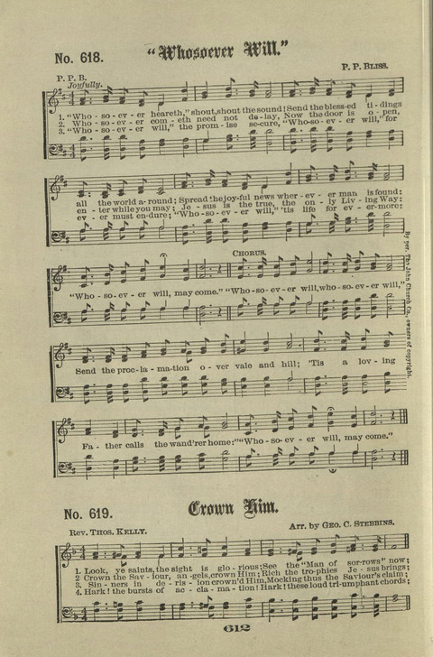 Gospel Hymns Nos. 1 to 6 page 612