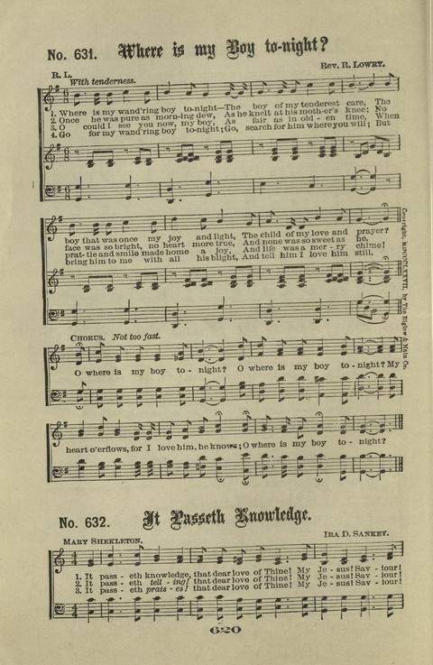 Gospel Hymns Nos. 1 to 6 page 620
