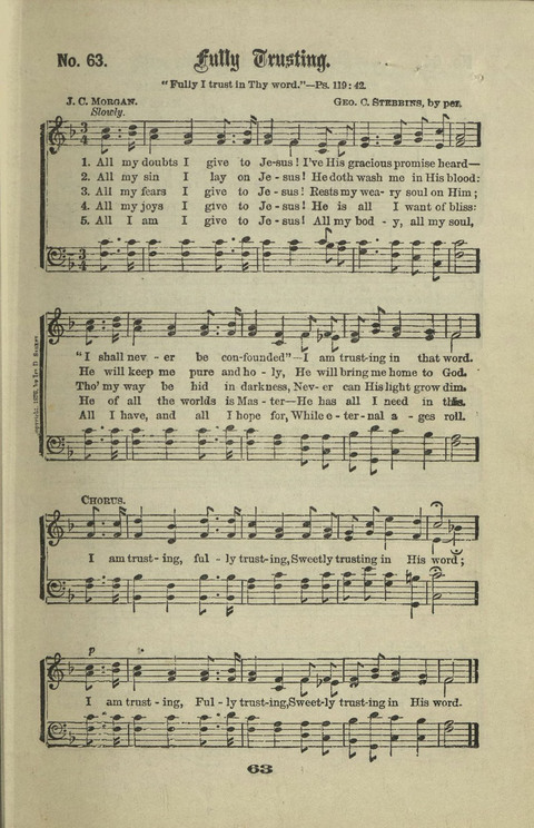Gospel Hymns Nos. 1 to 6 page 63