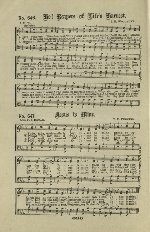 Gospel Hymns Nos. 1 to 6 page 630