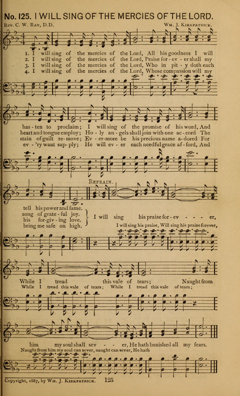 Glad Hallelujahs: replete with sacred songs page 125