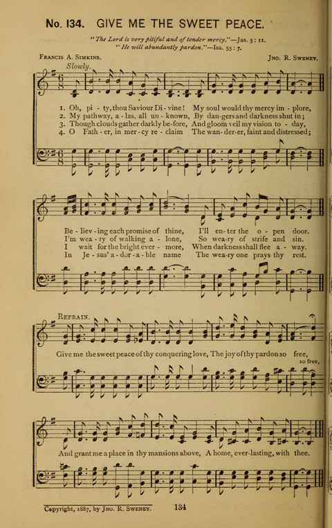 Glad Hallelujahs: replete with sacred songs page 134