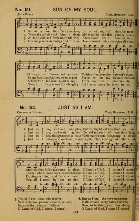 Glad Hallelujahs: replete with sacred songs page 144