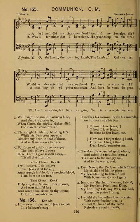 Glad Hallelujahs: replete with sacred songs page 146