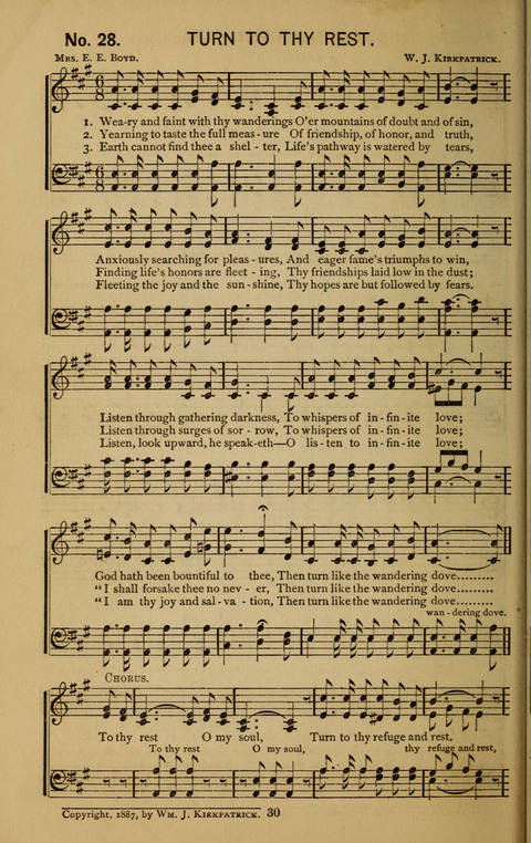Glad Hallelujahs: replete with sacred songs page 30