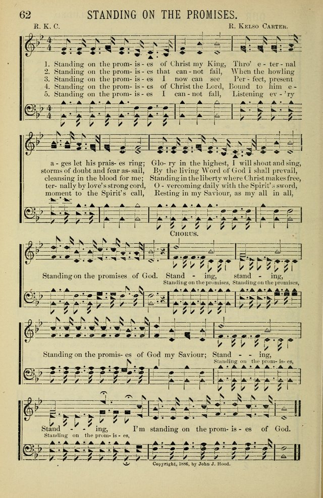 Gospel Hosannas: A Choice Collection of Hymns and Tunes for use in Evangelistic, Brotherhood and Mission Meetings, Sunday School, Etc. page 62