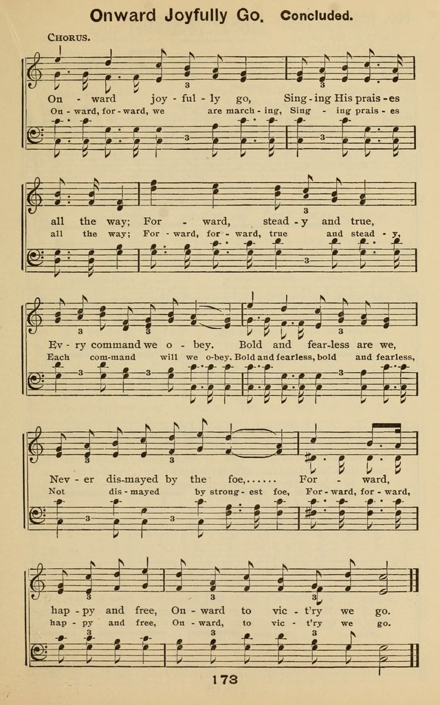The Gospel Hymnal: for Sunday school and church work page 173