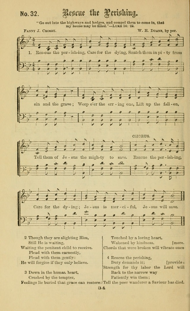 Gospel Hymns No. 2: as used by them in gospel meetings page 34