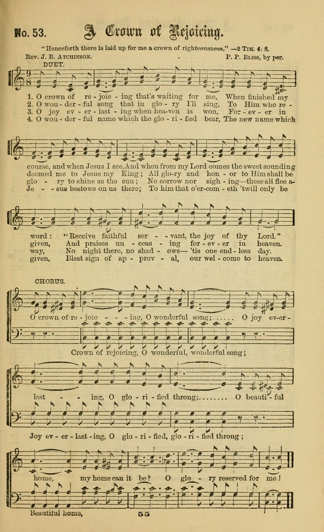 Gospel Hymns No. 2: as used by them in gospel meetings page 55