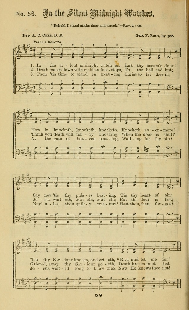 Gospel Hymns No. 2: as used by them in gospel meetings page 58