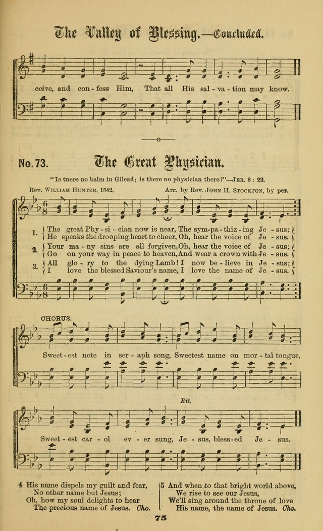 Gospel Hymns No. 2: as used by them in gospel meetings page 75