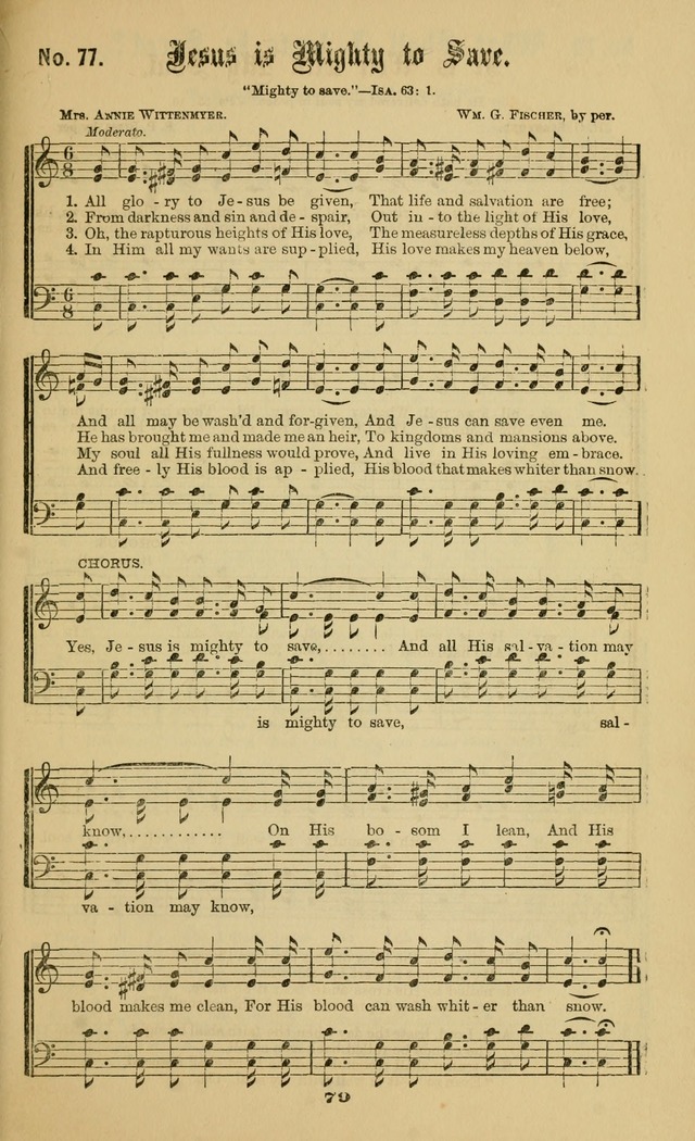 Gospel Hymns No. 2: as used by them in gospel meetings page 79
