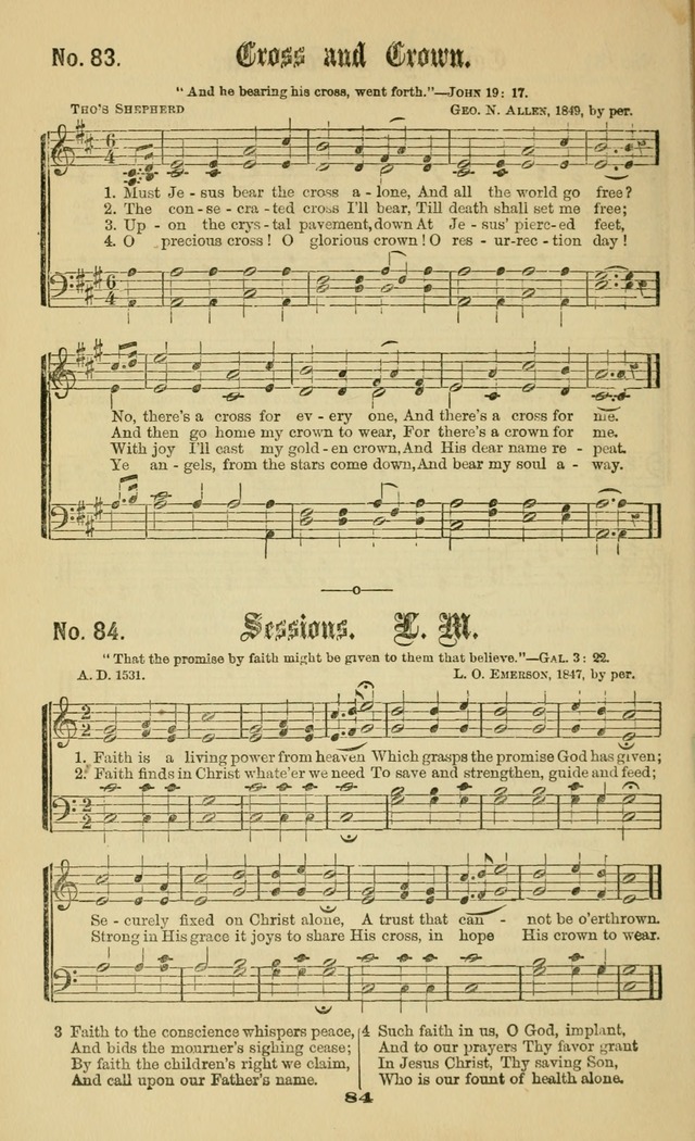 Gospel Hymns No. 2: as used by them in gospel meetings page 84