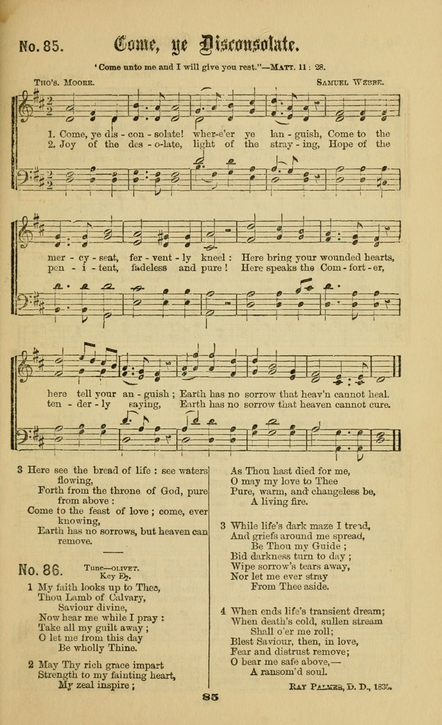 Gospel Hymns No. 2: as used by them in gospel meetings page 85