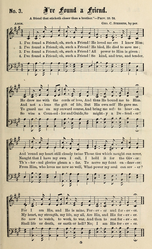 Gospel Hymns No. 3 page 3