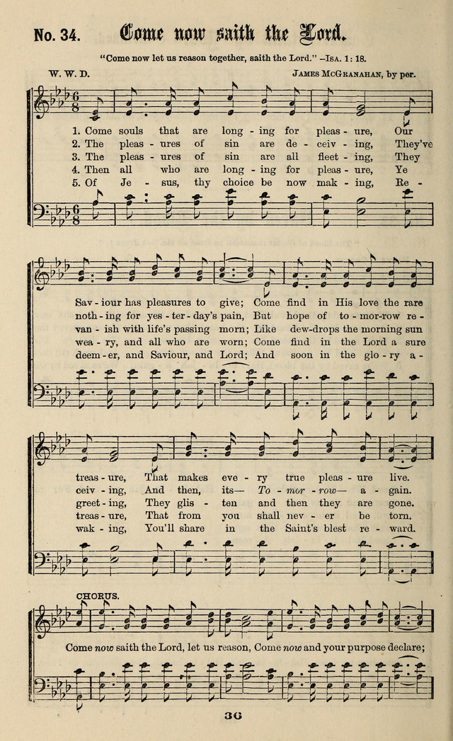 Gospel Hymns No. 3 page 34