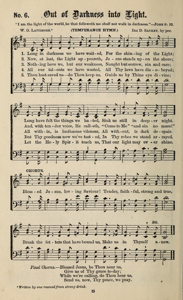 Gospel Hymns No. 3 page 6