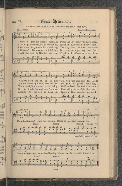 Gospel Hymns No. 4 page 69