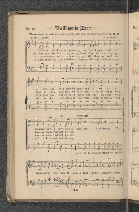 Gospel Hymns No. 4 page 74