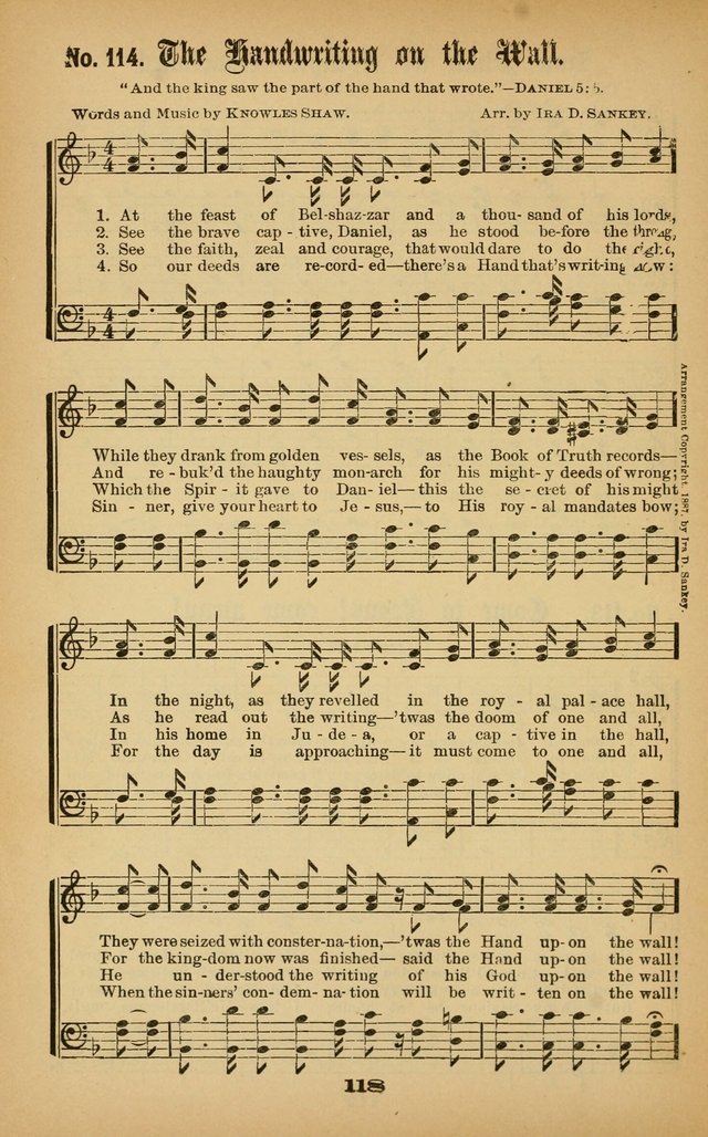 Gospel Hymns No. 5 page 117