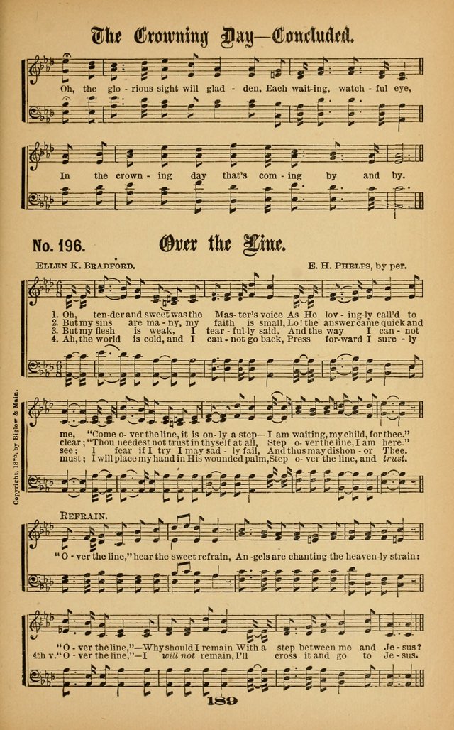 Gospel Hymns No. 5 page 188