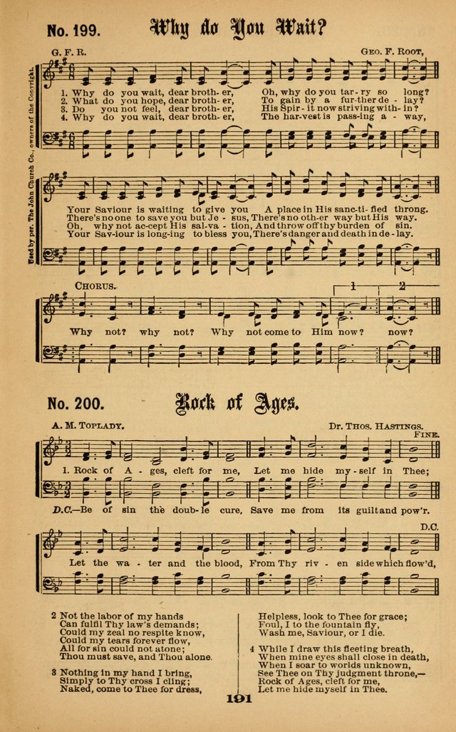 Gospel Hymns No. 5 page 190