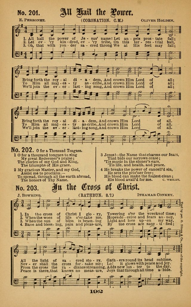 Gospel Hymns No. 5 page 191