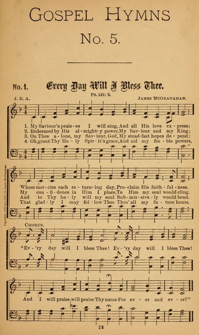 Gospel Hymns No. 5 page 2