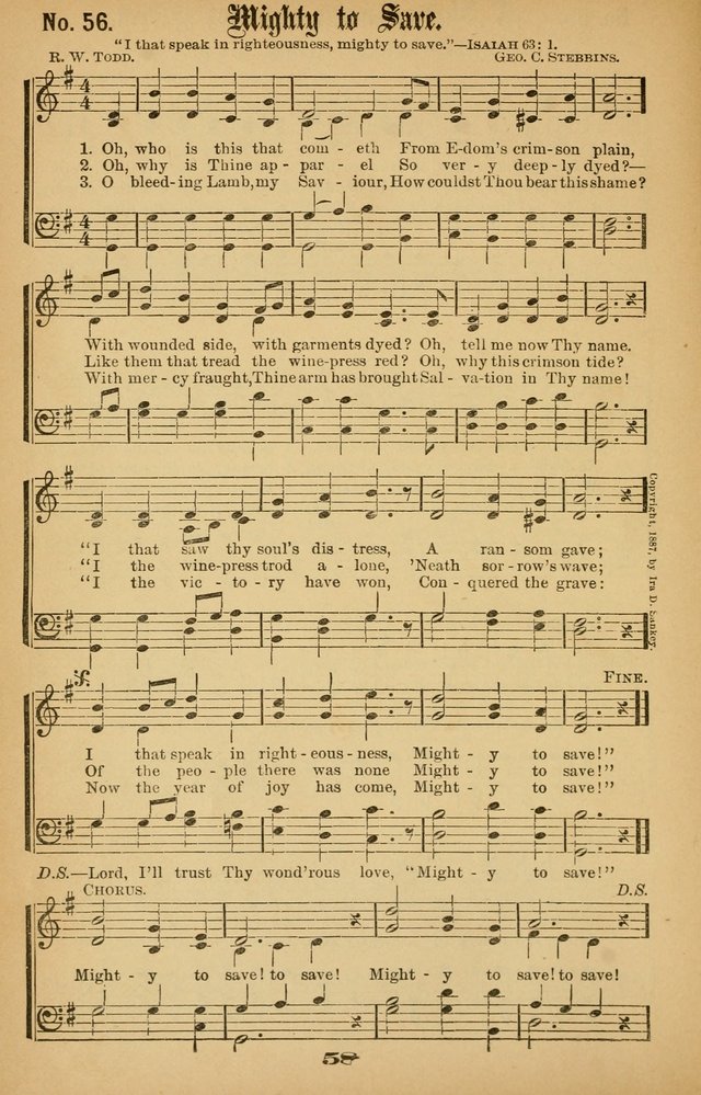 Gospel Hymns No. 5 page 57