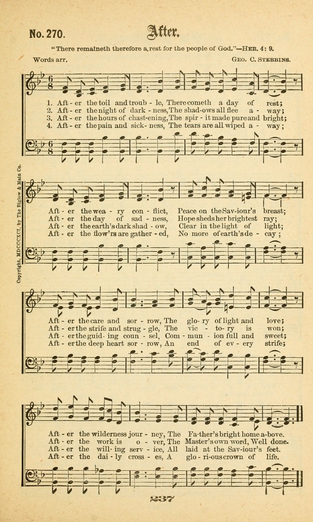 Gospel Hymns Nos. 5 and 6 Combined: for use in gospel meetings and other religious services page 244