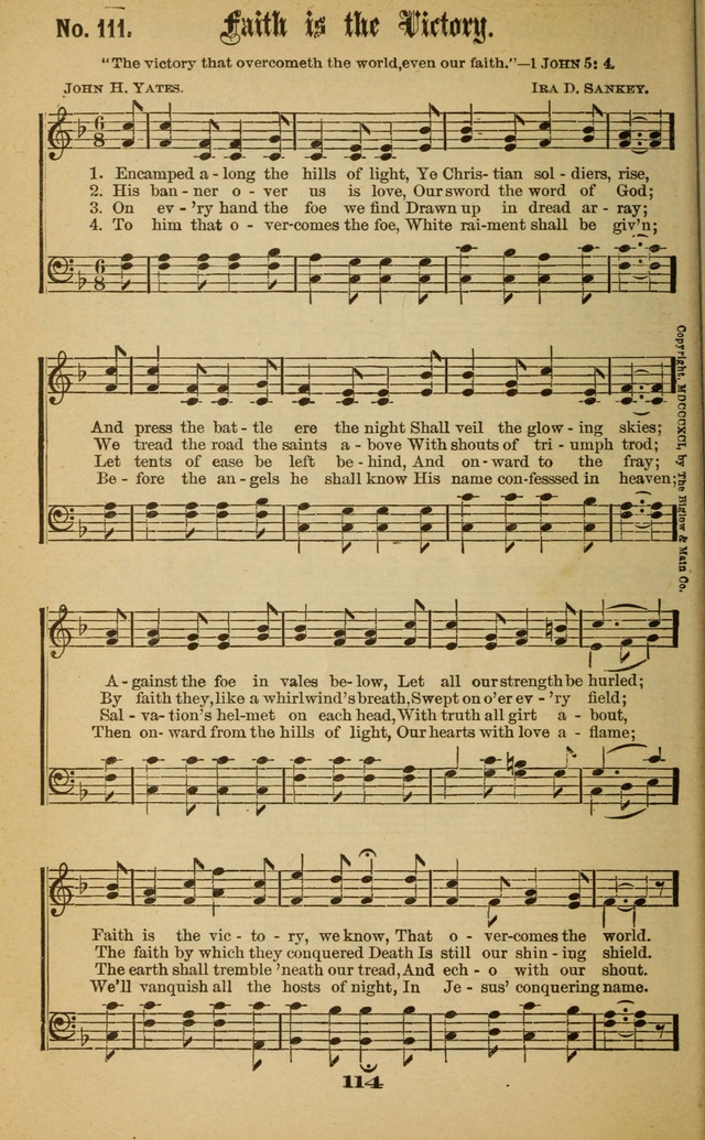 Gospel Hymns No. 6 page 110
