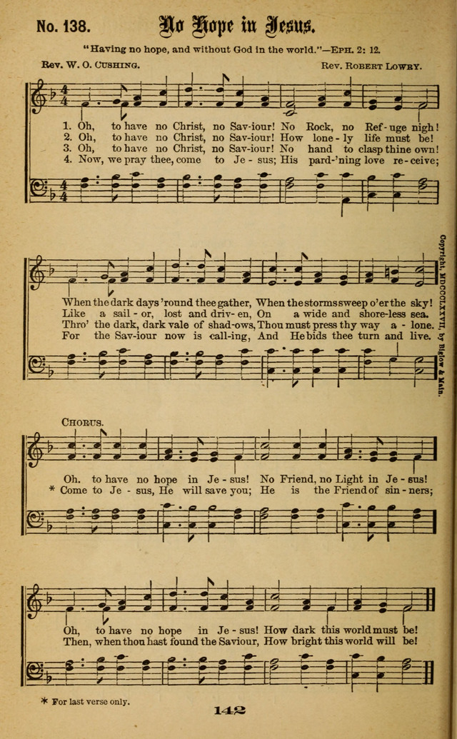 Gospel Hymns No. 6 page 138