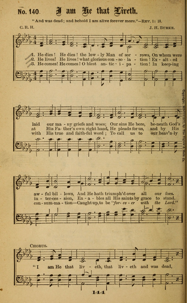 Gospel Hymns No. 6 page 140