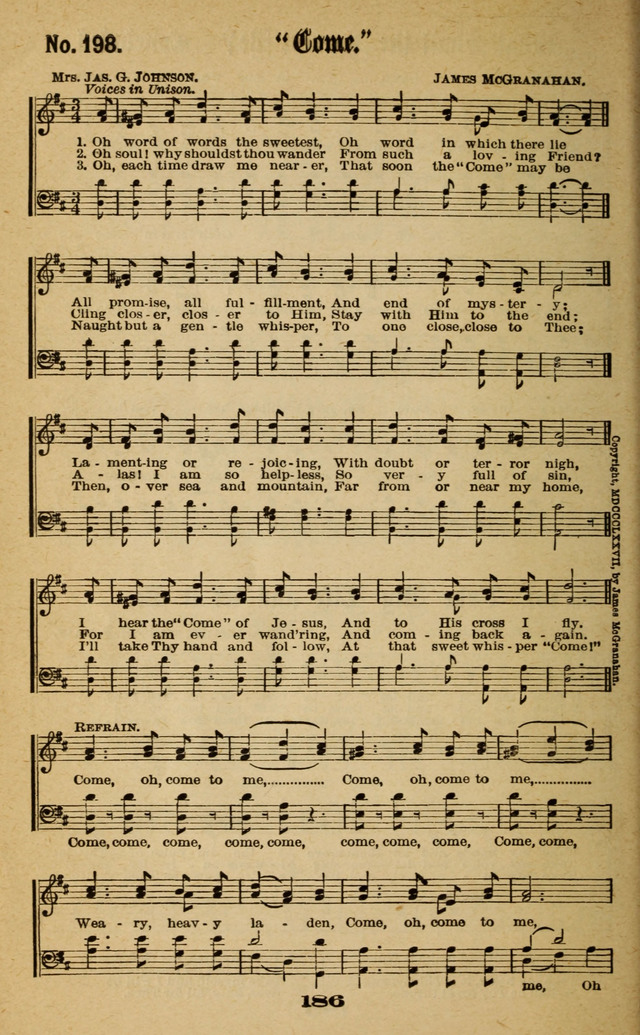 Gospel Hymns No. 6 page 182