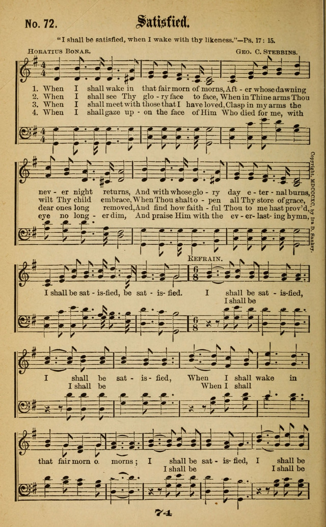 Gospel Hymns No. 6 page 70