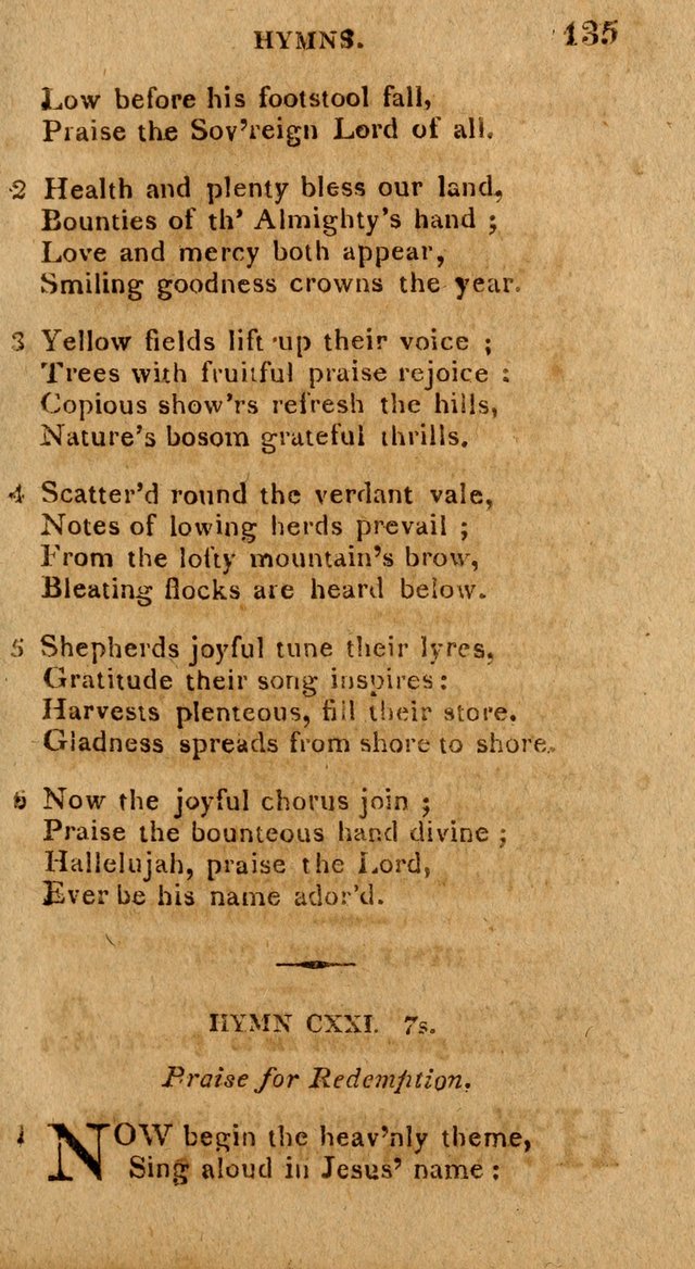 The Gospel Hymn Book: being a selection of hymns, composed by different authors designed for the use of the church universal and adapted to public and private devotion page 137