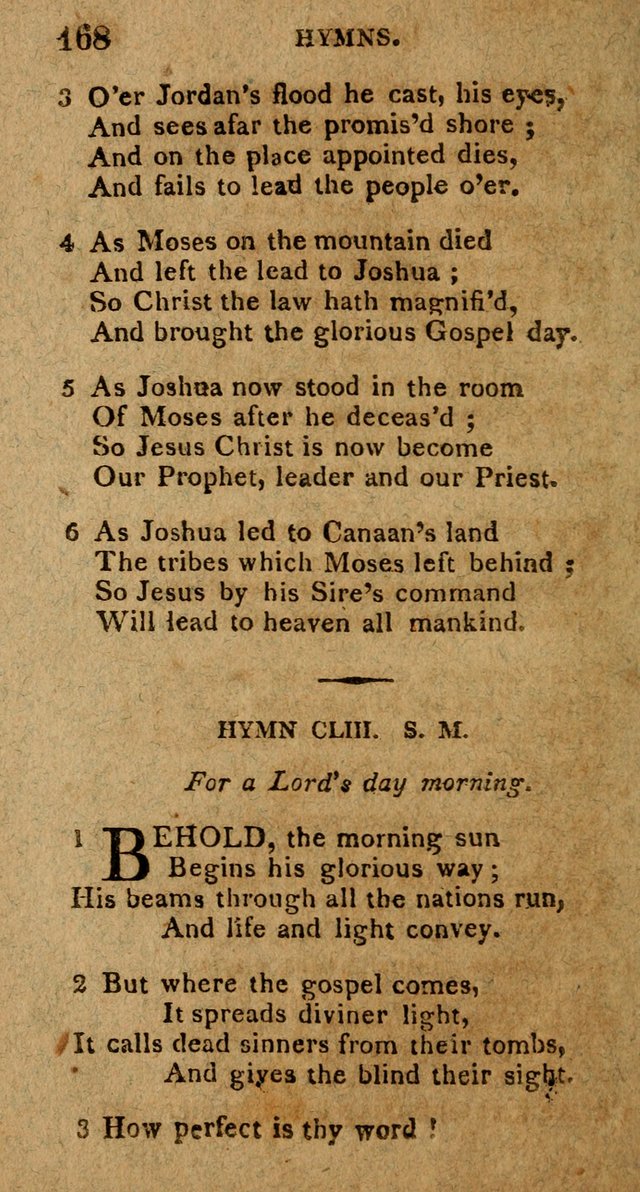 The Gospel Hymn Book: being a selection of hymns, composed by different authors designed for the use of the church universal and adapted to public and private devotion page 170