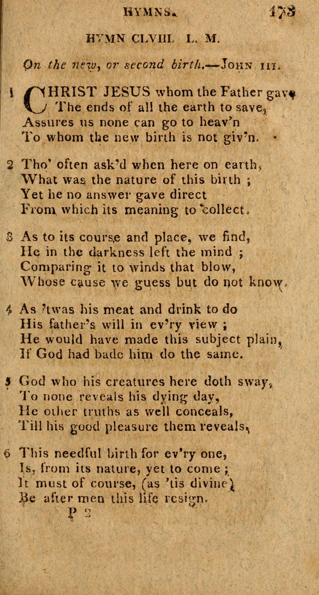 The Gospel Hymn Book: being a selection of hymns, composed by different authors designed for the use of the church universal and adapted to public and private devotion page 175