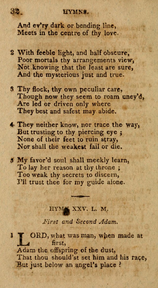 The Gospel Hymn Book: being a selection of hymns, composed by different authors designed for the use of the church universal and adapted to public and private devotion page 32
