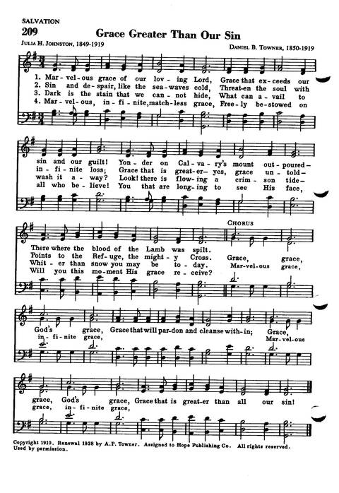 Great Hymns of the Faith page 181