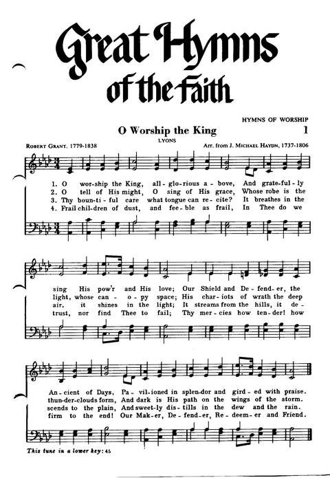 Great Hymns of the Faith page 6