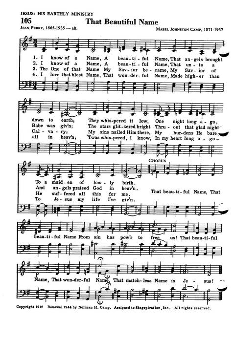 Great Hymns of the Faith page 89