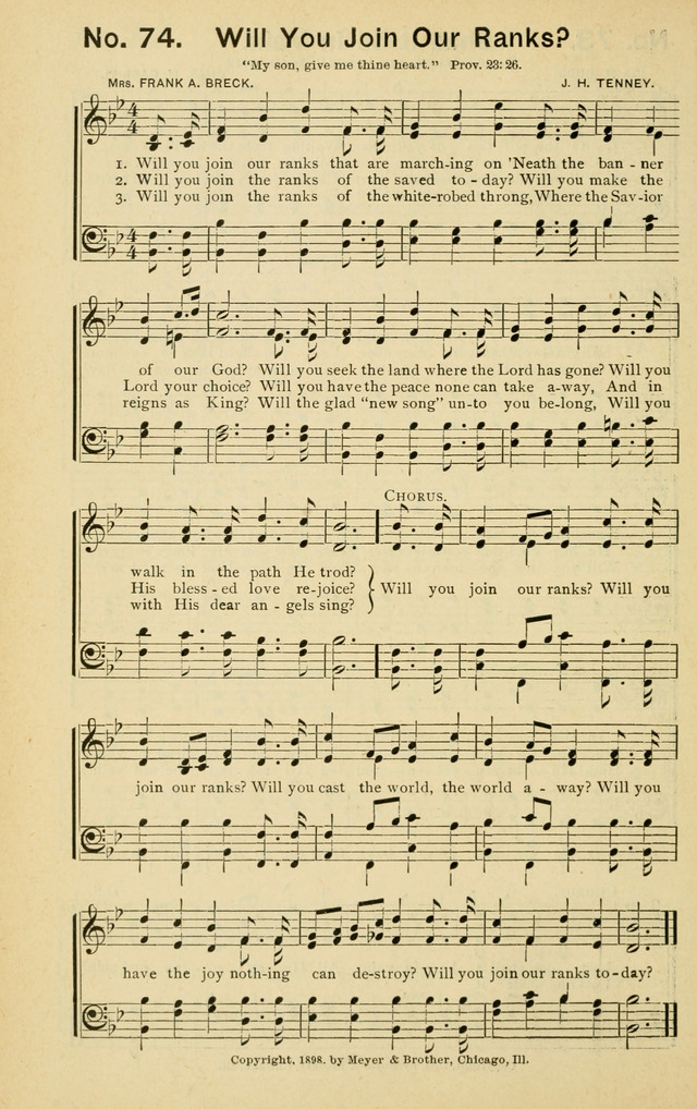 Gospel Herald in Song page 72