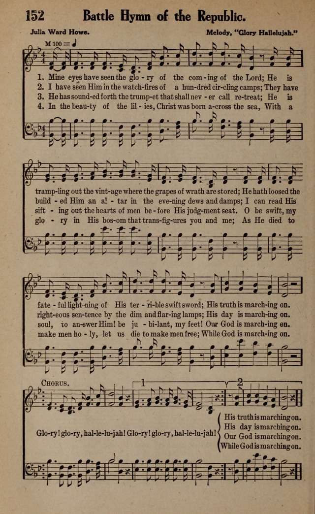 Gospel Hymns and Songs: for the Church, Sunday School and Evangelistic Services page 152