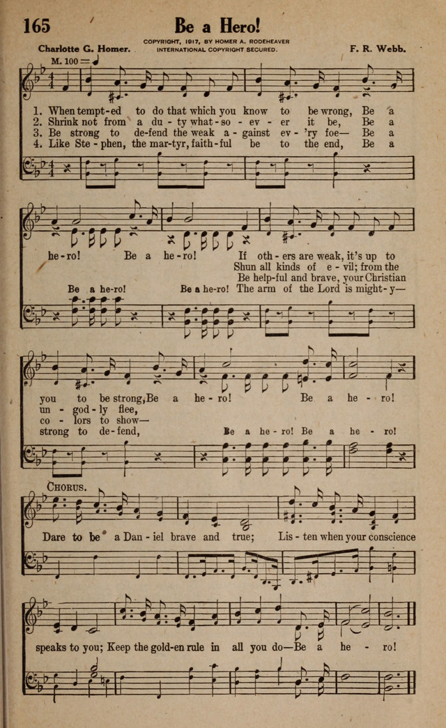 Gospel Hymns and Songs: for the Church, Sunday School and Evangelistic Services page 165